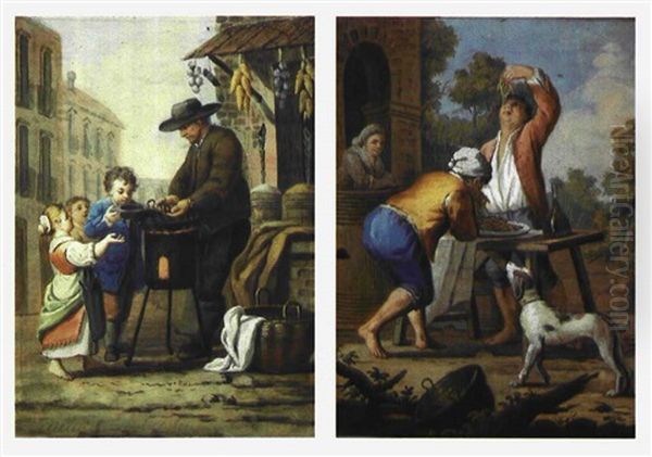 Il Venditore Di Caldarroste (+ 3 Others; 4 Works) - view 1