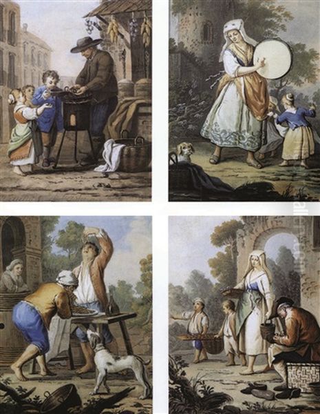 Il Venditore Di Caldarroste (+ 3 Others; 4 Works) - view 1