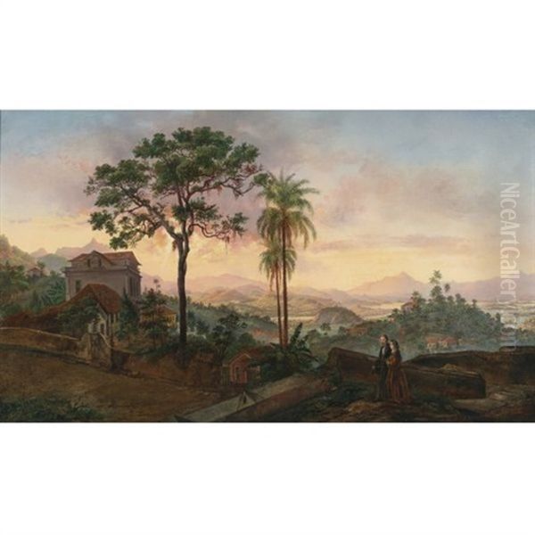 View Of Rio De Janeiro From The Hotel De Sta. Thereza - view 1