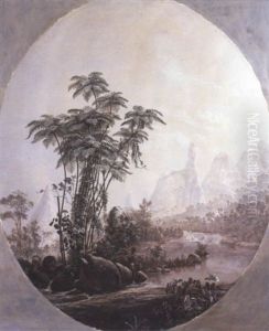 Landscape At Teresopolis by Nicolau Antonio Facchinetti