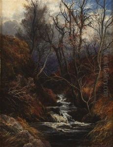 In A Hill Glen by James Faed the Younger