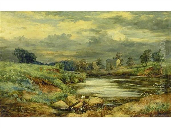 Untitled - Stone Cottage By A Pond - view 1