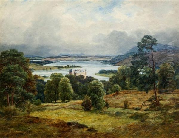Kenmure Castle And Loch Ken Looking Towards Castle Douglas - view 1