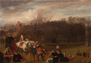 Archery Contest Haddon Hall by John Faed