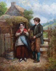 A Delicate Question, 1884 by Thomas Faed