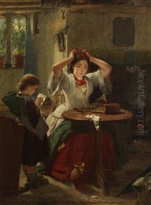 The Rustic Toilet by Thomas Faed