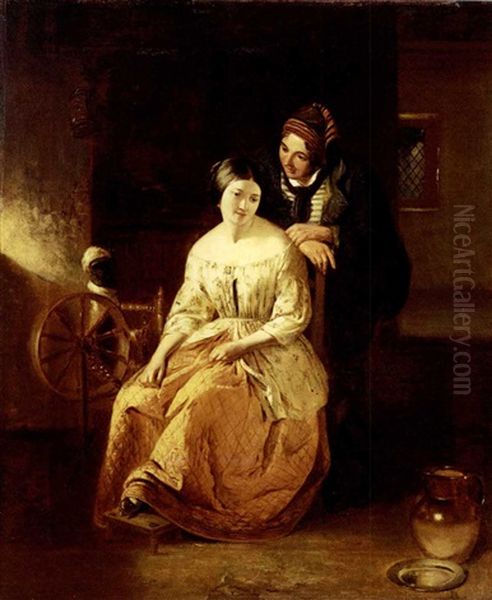 Cathering Seyton, The Proposal, Sir Walter Scott's The Abbott - view 1
