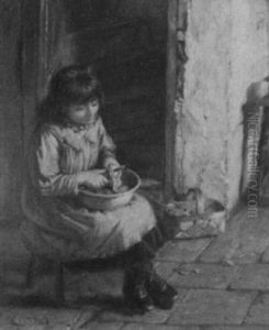 Preparing Dinner by Thomas Faed