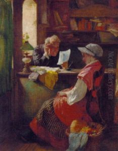 Good News From Abroad by Thomas Faed