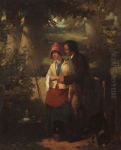 Flirtation by Thomas Faed