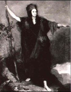 Meg Merrilies by Thomas Faed