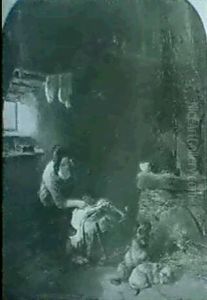 A Lullaby by Thomas Faed