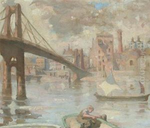 Chelsea Bridge by Betty Maude Christian Fagan