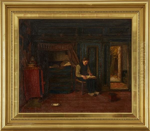 Interior Med Lasande Man - view 1