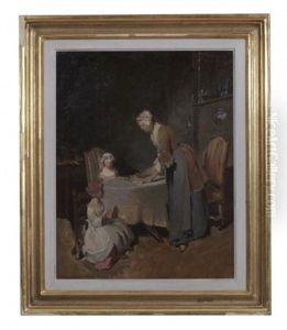 Bordsbonen (after Jean-baptiste Chardin) by Ferdinand Fagerlin
