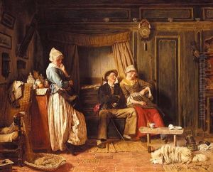 Onskandes Att Det Var Hon (wishing It Were She) by Ferdinand Fagerlin