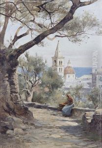 Untitled (italian View) (+ Another; Pair) by Edward Henry Fahey