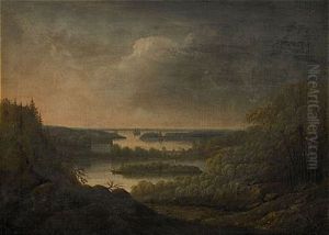 Utsikt Over Velamsunds Herrgard by Carl Johan Fahlcrantz