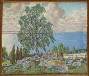 Sommarlandskap by Johan Elias, Elis Aslund