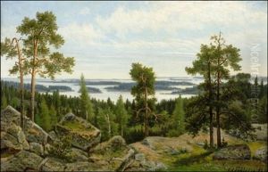 Jarvimaisema by Karl August Fahlgren