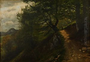 Auf Der Ruhen Alb by Carl Ludwig Fahrbach