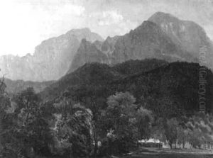 Hochgebirgslandschaft by Carl Ludwig Fahrbach