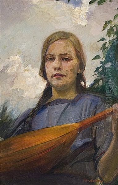 Madchen Mit Mandoline - view 1