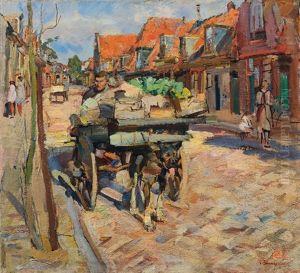 Gemusehandler In Hoorn by Carl Fahringer