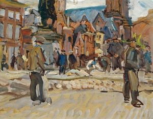 Kasemarkt In Hoorn by Carl Fahringer