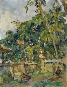 Dorf In Indonesien by Carl Fahringer