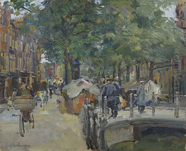Strasenszene In Delft - view 1