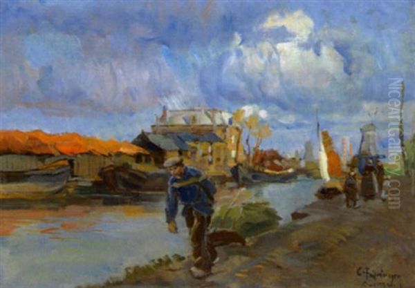 An Einem Kanal In Holland - view 1