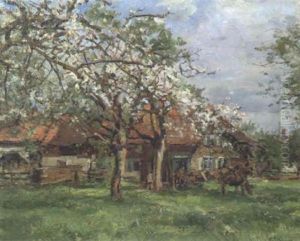 Bluhende Obstbaume