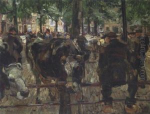 Bauernmarkt by Carl Fahringer