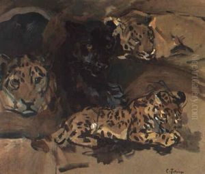 Raubkatzen by Carl Fahringer