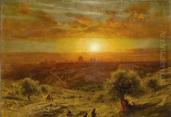 Jerusalem From The Mount Of Olives - view 1
