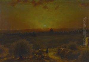 View Of Jerusalem by James Fairman