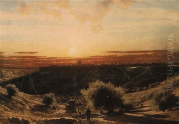 Jerusalem From The Mount Of Olives - view 1