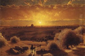 View Of Jerusalem by James Fairman