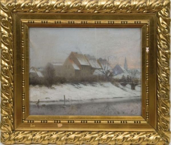 Ansicht Einer Verschneiten - view 1