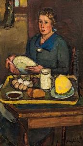Sitting Woman With Kitchen Still Life (ida) Sitting Woman With Kitchen Still Life (ida)