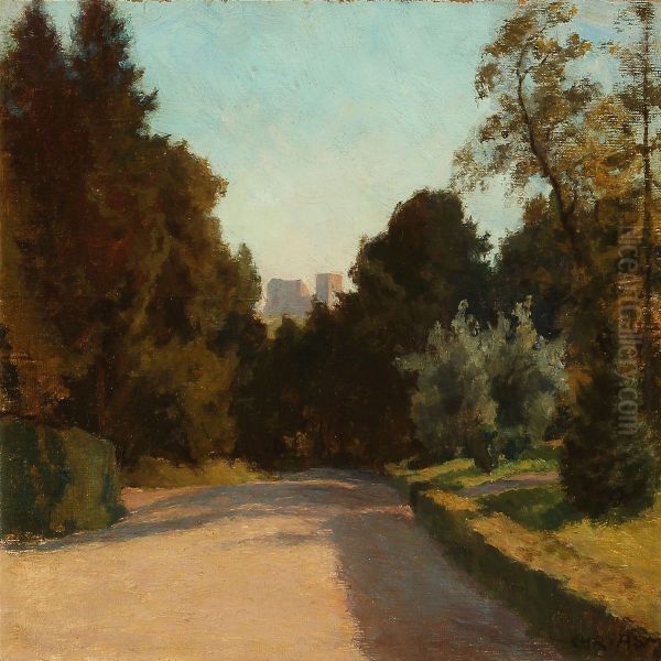 View Towards Hammershus, Bornholm - view 1