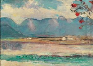 Pinzgauer Landschaft Mit Dem Steinernen Meer by Anton Faistauer