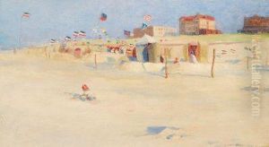 Ein Sommertag Am Nordseestrand by Christian Asmussen