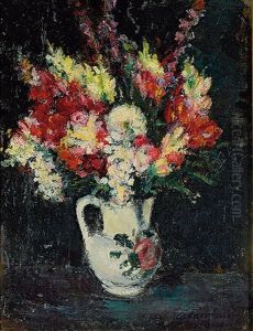 Sommerschnittblumen In Vase Sommerschnittblumen In Vase