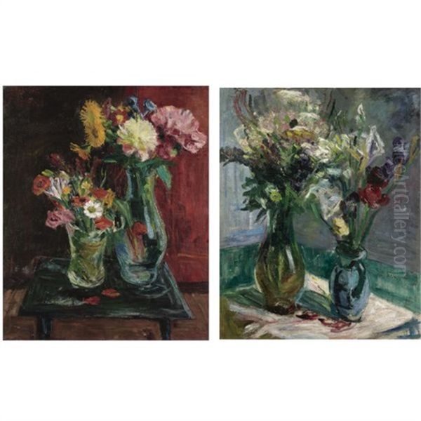 Blumen Still-leben (dbl-sided) - view 1