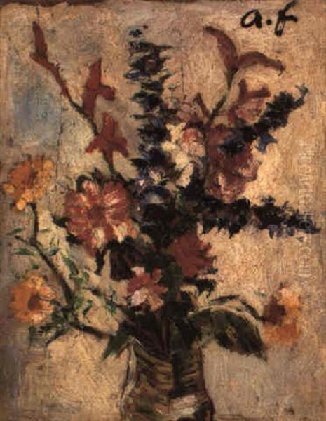 Stilleben Mit Herbstblumenstraus - view 1