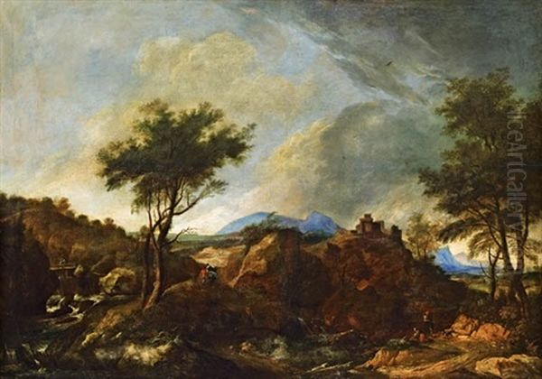 Sudliche Landschaft Mit Staffage - view 1