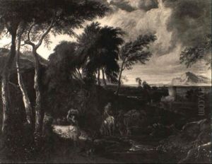 Paesaggio Con Pastori Al Guado
