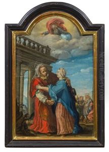 Heimsuchung Mariens by Simon Benedikt Faistenberger